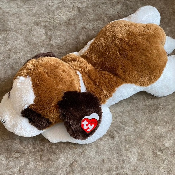 TY Beanie Babies Classics Yodel Plush Very Large Saint Bernard Dog - Picture 2 of 7
